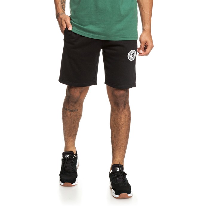 dcshoes, Rebel Sweat Shorts, BLACK (kvj0) 0 Rebel Sweat Shorts Black EDYFB03064 DC Shoes