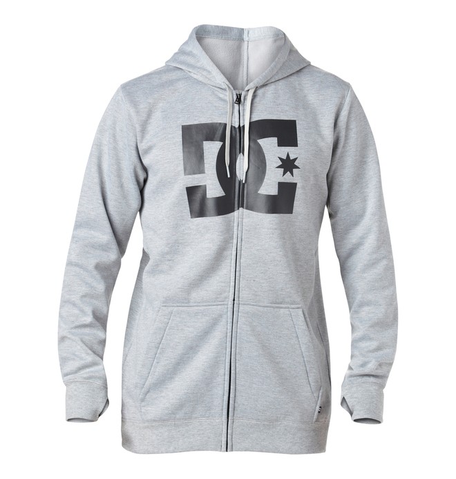 dcshoes, Men's Snowstar FZ 15 Softshell Hoodie, HEATHER GREY (knfh) 0 Men's Snowstar FZ 15 Softshell Hoodie EDYFT00052 DC Shoes