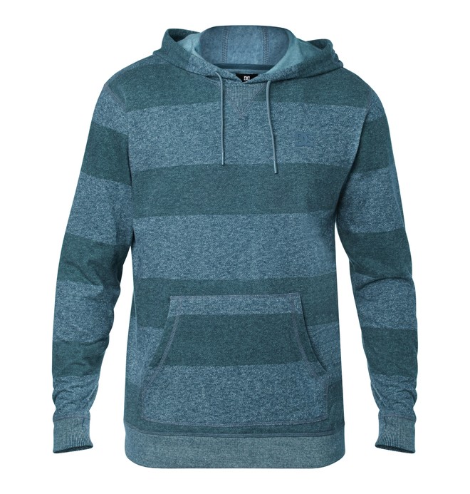 dcshoes, Rebel Stripe PH Hoodie, HEATHER BLUE STONE (bmch) 0 Rebel Stripe PH Hoodie EDYFT03014 DC Shoes
