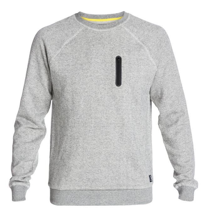 dcshoes, Men's Pretender Crew Sweatshirt, HEATHER GREY (knfh) 0 Men's Pretender Crew Sweatshirt EDYFT03034 DC Shoes