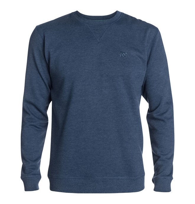 dcshoes, Men's Rebel Crew Sweatshirt, INDIGO (btn0) 0 Men's Rebel Crew Sweatshirt EDYFT03072 DC Shoes