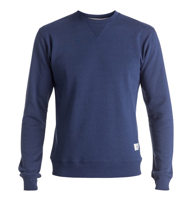 dcshoes, Rebel - Sweatshirt, SUMMER BLUES (bra0) 0 Rebel - Sweatshirt Blue EDYFT03099 DC Shoes