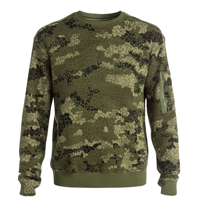 Woodbrook Print EDYFT03104 0 Woodbrook Print - Sweat crew-neck EDYFT03104 DC Shoes