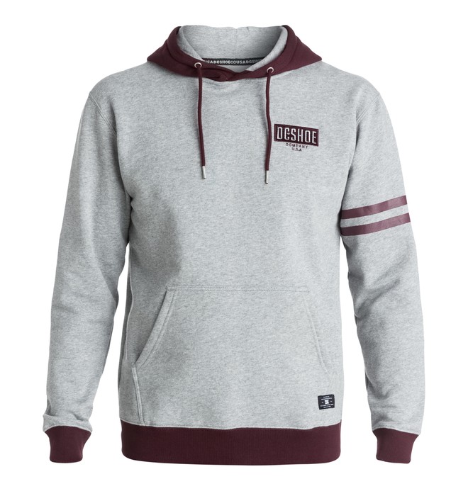 dcshoes, Men's Willingdon Pullover Hoodie, HEATHER GREY (knfh) 0 Men's Willingdon Pullover Hoodie EDYFT03107 DC Shoes