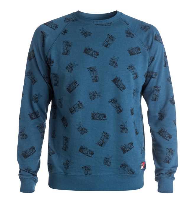 dcshoes, Men's Core Raglan Sweatshirt, ENSIGN BLUE (brd0) 0 Men's Core Raglan Sweatshirt EDYFT03113 DC Shoes