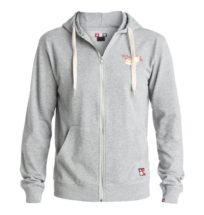 dcshoes, Sudadera con capucha Core Zip SC Print - hombre, HEATHER GREY (knfh) 0 Sudadera con capucha Core Zip SC Print - hombre EDYFT03127 DC Shoes