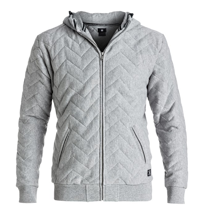 dcshoes, Warburton - Sweat à capuche matelassé zippé, HEATHER GREY (knfh) 0 Warburton - Sweat à capuche matelassé zippé EDYFT03215 DC Shoes