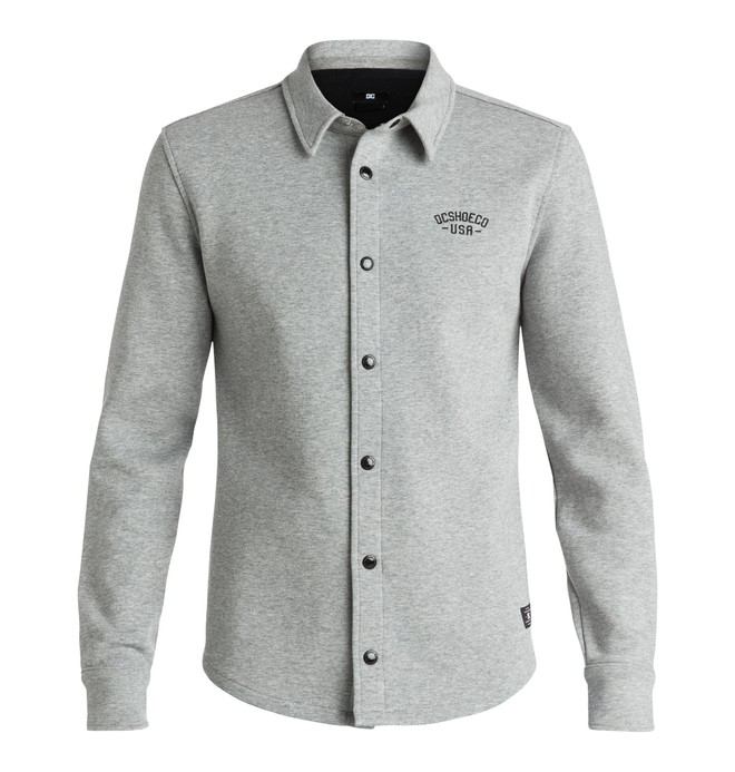 dcshoes, Men's Wingfield Shirt Jacket, HEATHER GREY (knfh) 0 Men's Wingfield Shirt Jacket EDYFT03218 DC Shoes