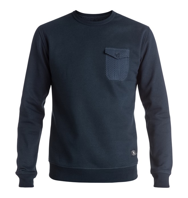 dcshoes, Men's Conroe Sweatshirt, BLUE IRIS (btl0) 0 Men's Conroe Sweatshirt EDYFT03242 DC Shoes