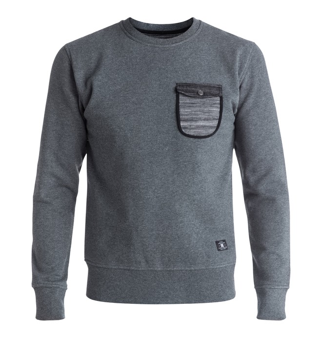 dcshoes, Weblay - Sweat, HEATHER CHARCOAL (kteh) 0 Weblay - Sweat EDYFT03243 DC Shoes