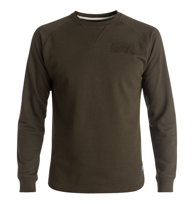 dcshoes, Bangor - Sweatshirt, DARK OLIVE (csn0) 0 Bangor - Sweatshirt EDYFT03265 DC Shoes