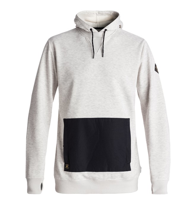 dcshoes, Cloak - Technical Hoodie, SILVER BIRCH (wej0) 0 Cloak - Technical Hoodie White EDYFT03285 DC Shoes