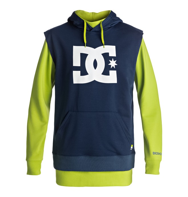 dcshoes, Dryden - Technical Hoodie, TENDER SHOTS (gha0) 0 Dryden - Technical Hoodie Green EDYFT03286 DC Shoes