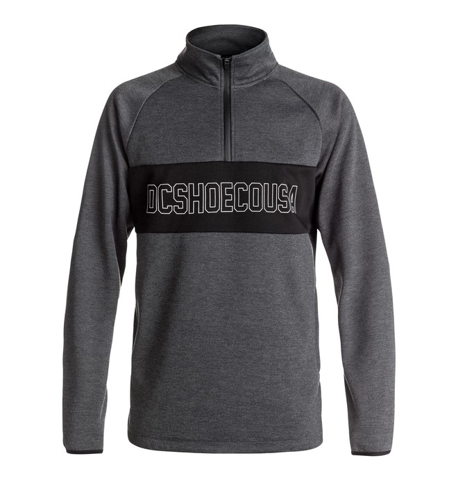dcshoes, Men's Banner Technical Mid Layer, DARK SHADOW (krp0) 0 Men's Banner Technical Mid Layer EDYFT03287 DC Shoes