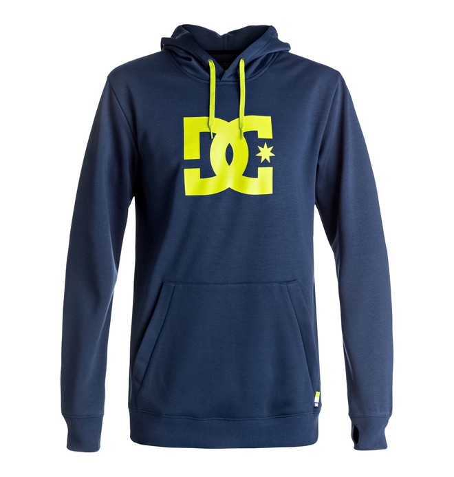 dcshoes, Snowstar - Technical Riding Hoodie for Men, INSIGNIA BLUE (bsn0) 0 Snowstar - Technical Riding Hoodie for Men Blue EDYFT03288 DC Shoes