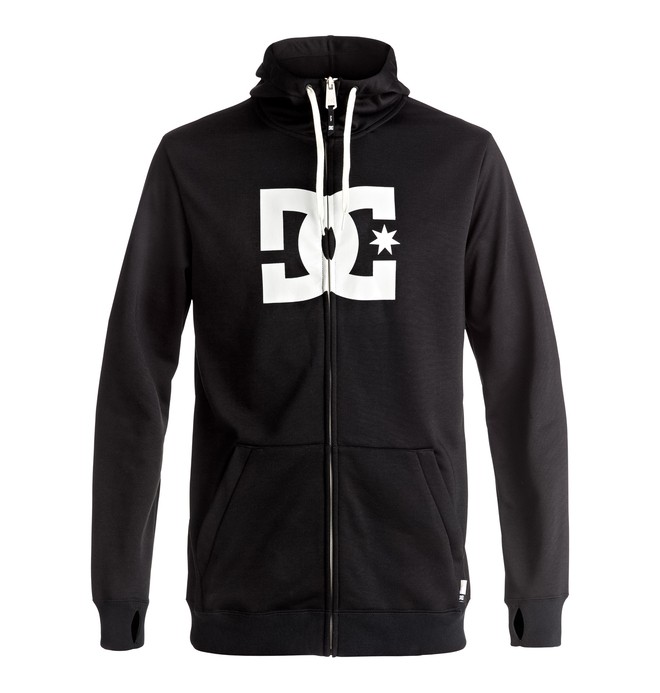 dcshoes, Худи на молнии Snowstar, BLACK (kvj0) 0 Худи на молнии Snowstar Черный EDYFT03289 DC Shoes
