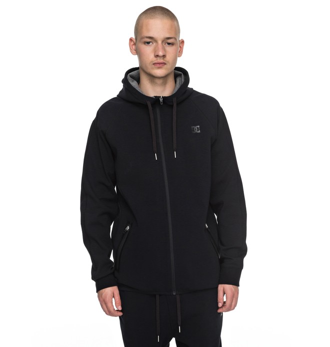 dcshoes, Толстовка на молнии Woodmoor, BLACK (kvj0) 0 Толстовка на молнии Woodmoor Черный EDYFT03303 DC Shoes