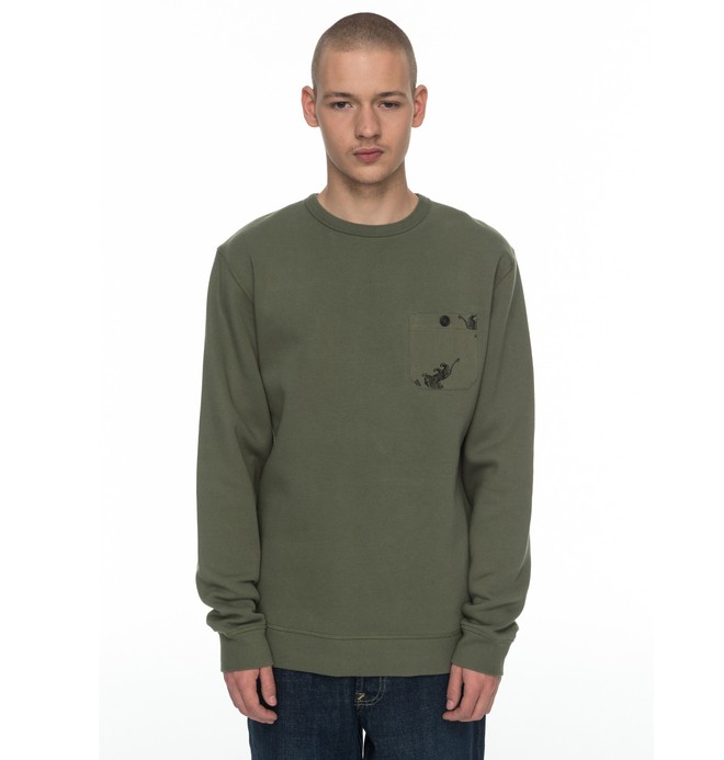 dcshoes, Cappell - Sudadera, VINTAGE GREEN (gzj0) 0 Cappell - Sudadera Verde EDYFT03304 DC Shoes