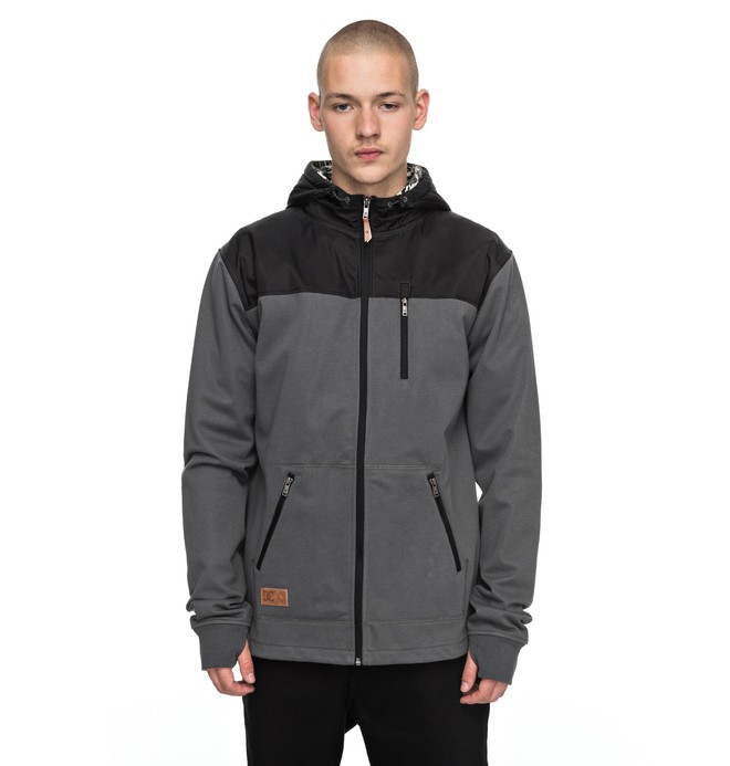 dcshoes, Spt Heddon - Sweat à capuche zippé imperméable, DARK SHADOW (krp0) 0 Spt Heddon - Sweat à capuche zippé imperméable EDYFT03314 DC Shoes