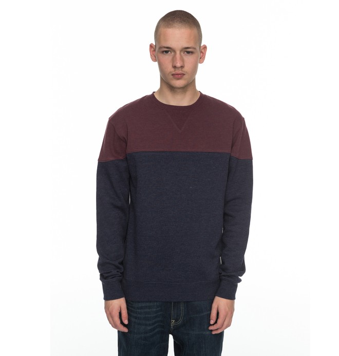 dcshoes, Rebel Block - Sweat, DARK INDIGO (byj0) 0 Rebel Block - Sweat Bleu EDYFT03315 DC Shoes