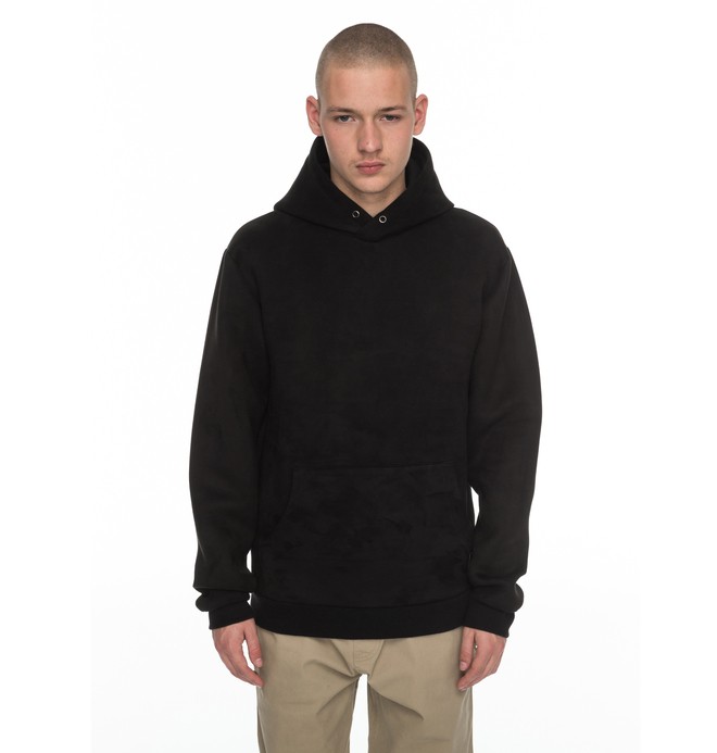 dcshoes, Atchison - Sweat à capuche imitation suède, BLACK (kvj0) 0 Atchison - Sweat à capuche imitation suède Noir EDYFT03322 DC Shoes
