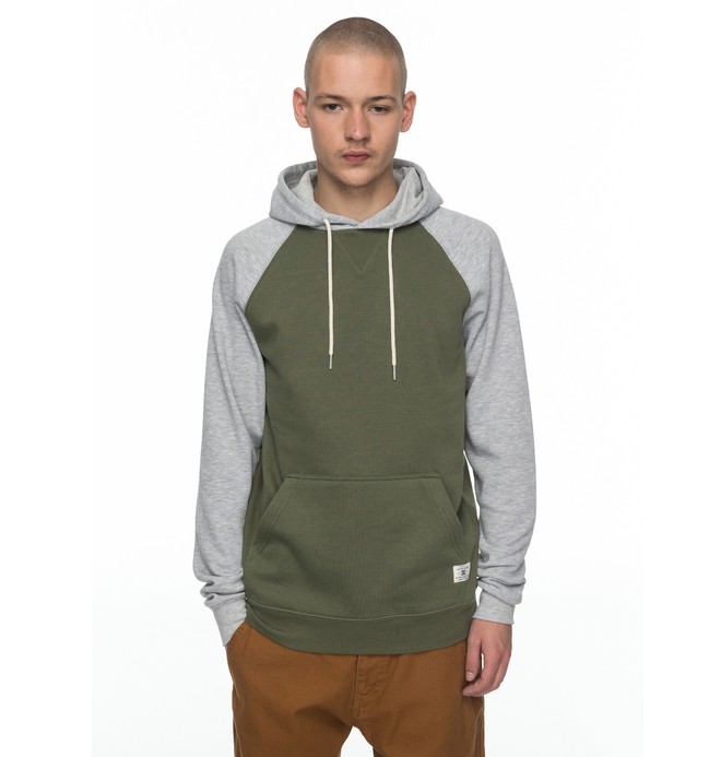 dcshoes, Rebel Raglan - Sweat à capuche, VINTAGE GREEN (gzj0) 0 Rebel Raglan - Sweat à capuche Vert EDYFT03333 DC Shoes