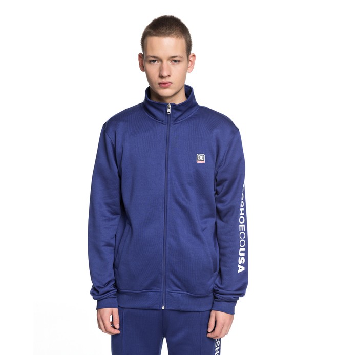 dcshoes, Heggerty Track - Chaqueta de Chándal para Hombre, SODALITE BLUE (byb0) 0 Heggerty Track - Chaqueta de Chándal para Hombre Azul EDYFT03353 DC Shoes