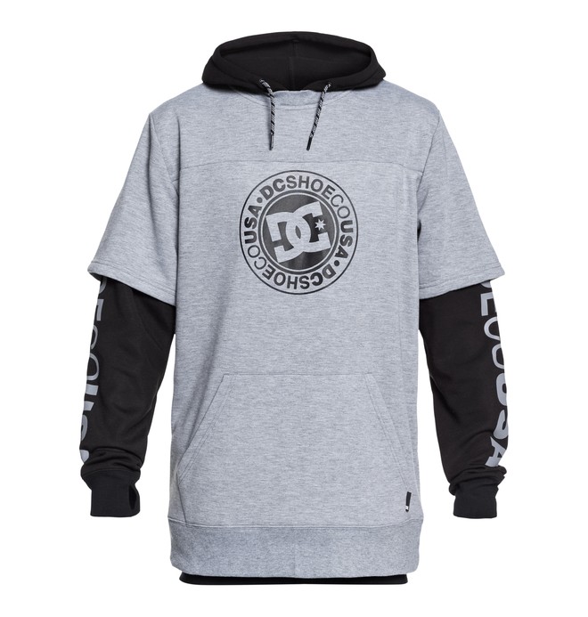 dcshoes, Dryden - Funktioneller Hoodie für Männer, NEUTRAL GRAY HEATHER (skph) 0 Dryden - Funktioneller Hoodie für Männer Grau EDYFT03363 DC Shoes