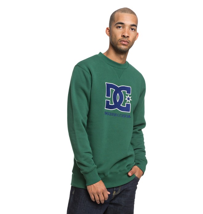 dcshoes, Свитшот Glenridge, HUNTER GREEN (grw0) 0 Свитшот Glenridge Зеленый EDYFT03386 DC Shoes