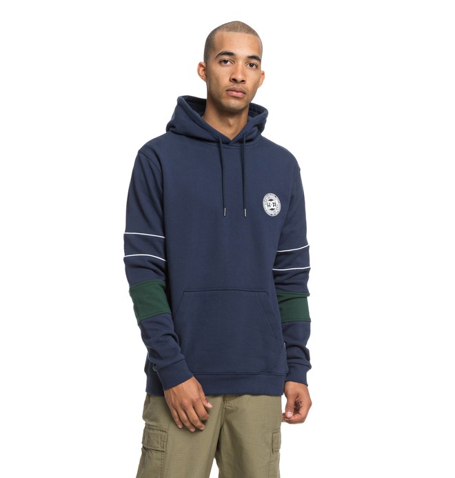 dcshoes, Dellwood - Sweat à capuche pour Homme, BLACK IRIS (btl0) 0 Dellwood - Sweat à capuche pour Homme Bleu EDYFT03388 DC Shoes