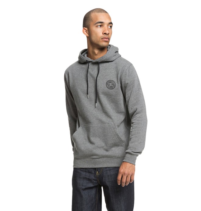 dcshoes, Rebel Hoodie, CHARCOAL HEATHER (kteh) 0 Rebel Hoodie Black EDYFT03394 DC Shoes