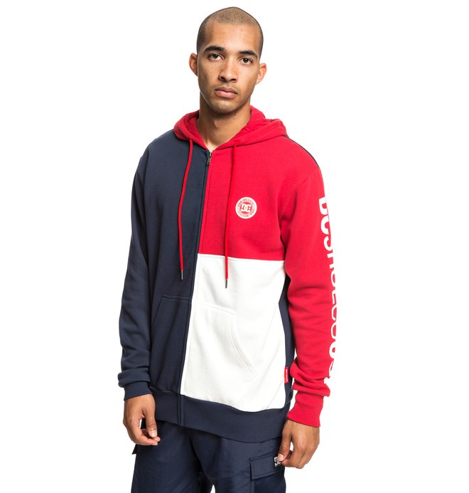 dcshoes, Hambledon Zip-Up Hoodie, BLACK IRIS (btl0) 0 Hambledon Zip-Up Hoodie Blue EDYFT03422 DC Shoes