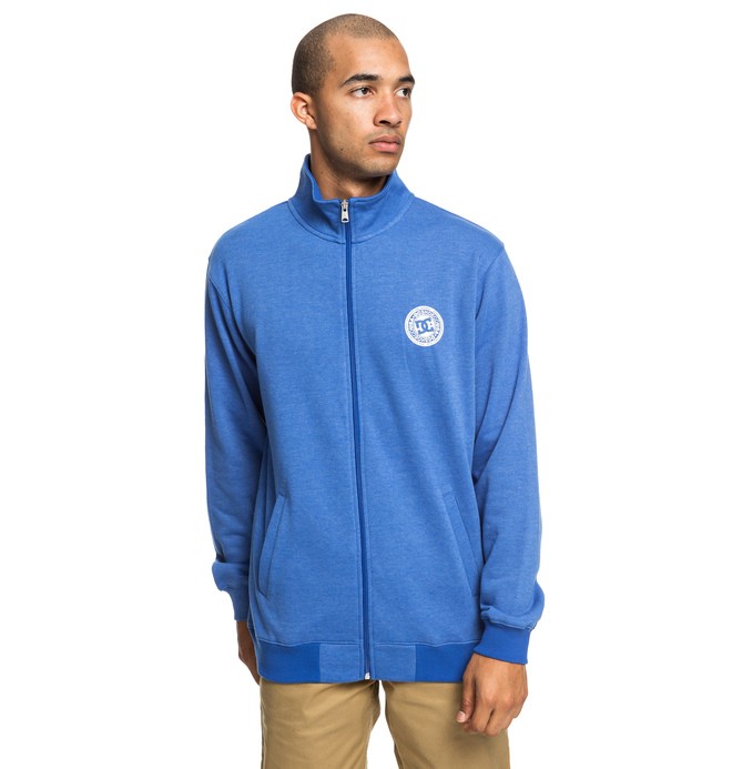 dcshoes, Rebel - Sweat zippé col montant pour Homme, NAUTICAL BLUE (bqr0) 0 Rebel - Sweat zippé col montant pour Homme Bleu EDYFT03426 DC Shoes