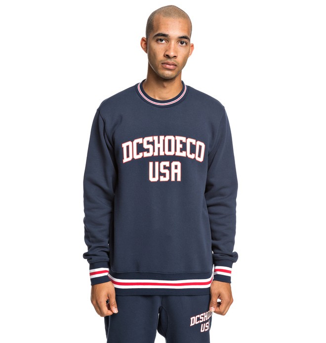 dcshoes, Glenridge - Sweat pour Homme, BLACK IRIS (btl0) 0 Glenridge - Sweat pour Homme Bleu EDYFT03427 DC Shoes