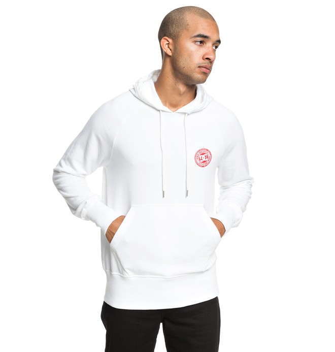 dcshoes, Belham - Sweat à capuche pour Homme, SNOW WHITE (wbb0) 0 Belham - Sweat à capuche pour Homme Blanc EDYFT03432 DC Shoes