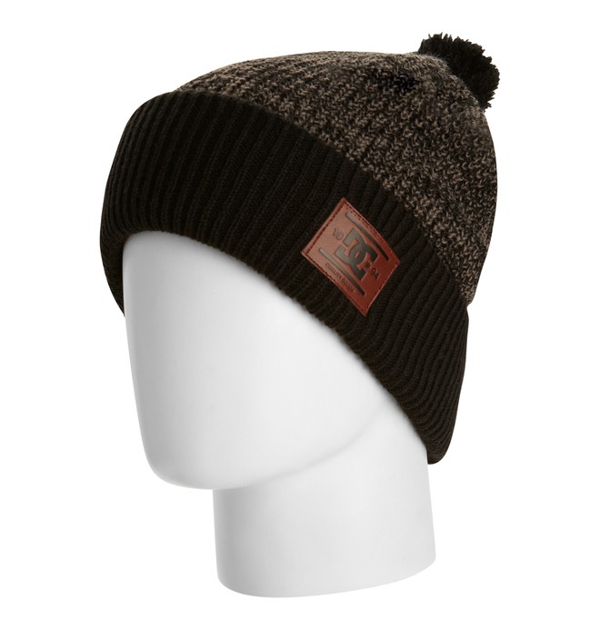 dcshoes, Men's Compound Beanie, CAVIAR (kvk0) 0 Men's Compound Beanie EDYHA00014 DC Shoes