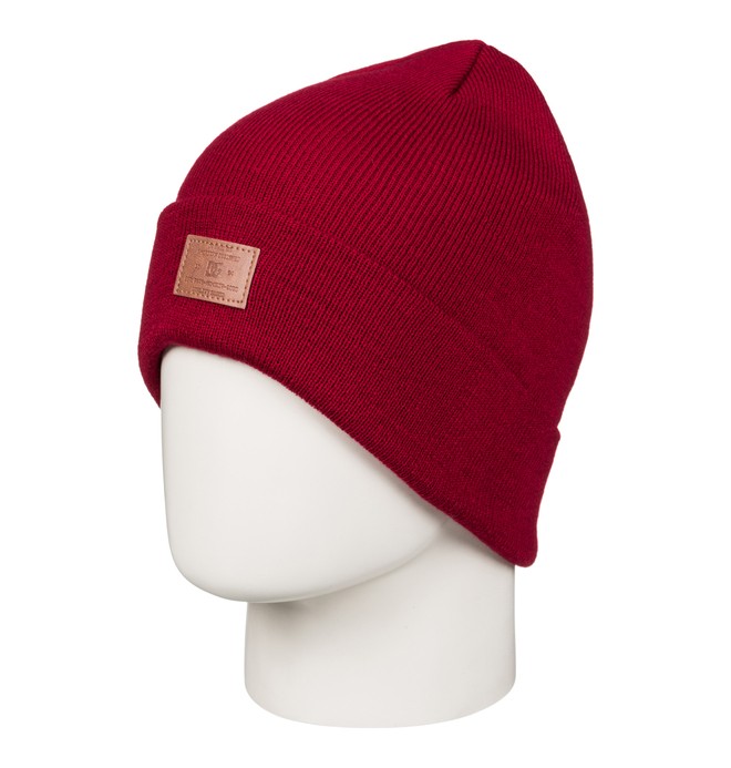 dcshoes, Label - Bonnet à revers, CHILI PEPPER (rrd0) 0 Label - Bonnet à revers Rouge EDYHA03054 DC Shoes
