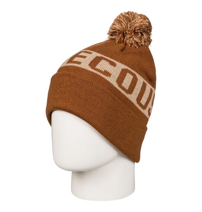 dcshoes, Chester - Bommelmütze für Männer, LEATHER BROWN (cpl0) 0 Chester - Bommelmütze für Männer Braun EDYHA03057 DC Shoes