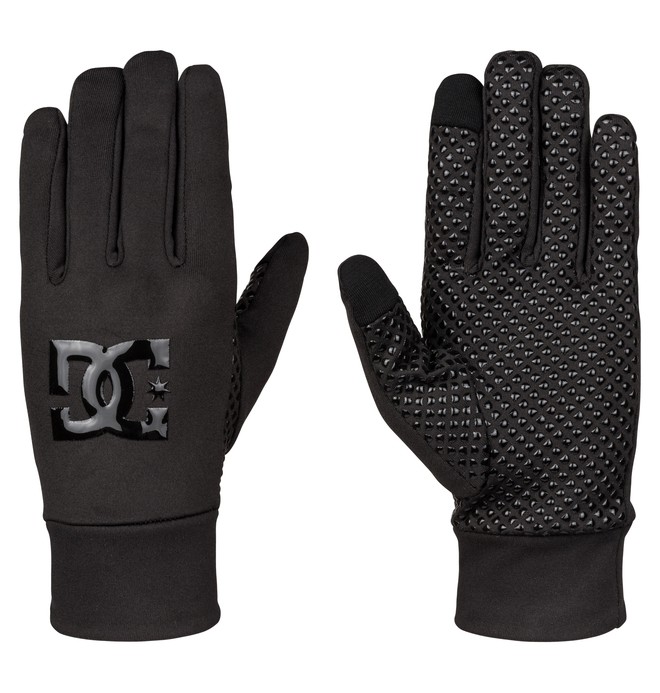 dcshoes, Men's Olos Liner Snow Gloves, BLACK (kvj0) 0 Men's Olos Liner Snow Gloves EDYHN03012 DC Shoes