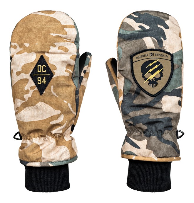 dcshoes, Men's Shelter Snow Mittens, BRITISH WOODLAND CAMO (crg7) 0 Men's Shelter Snow Mittens EDYHN03024 DC Shoes