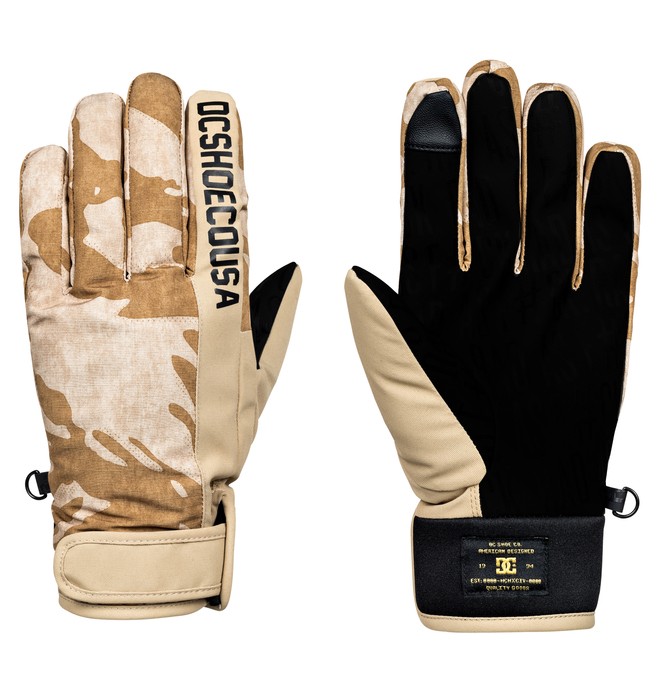 dcshoes, Men's Deadeye Snow Gloves, BRITISH DESERT CAMO (cjz6) 0 Men's Deadeye Snow Gloves EDYHN03027 DC Shoes