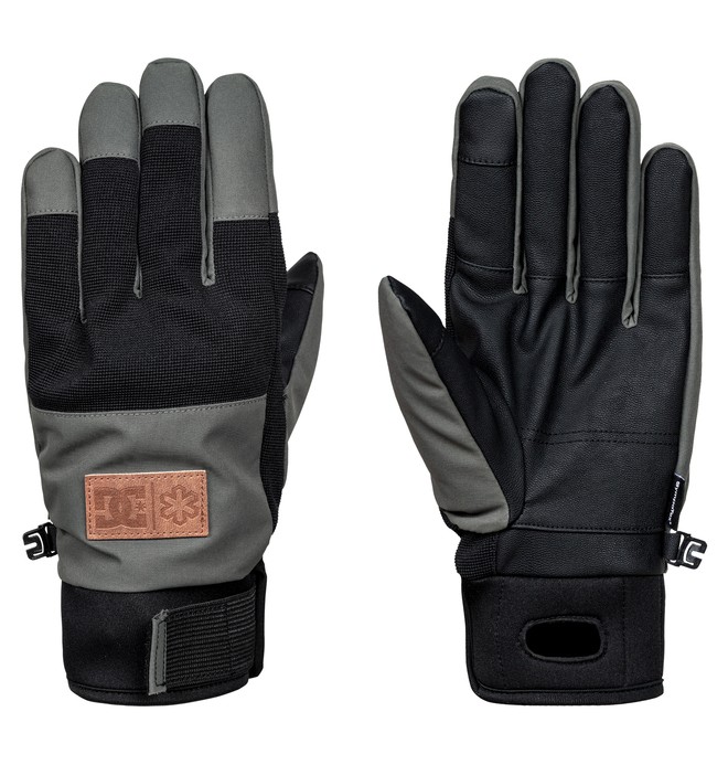 dcshoes, Cold War - Snowboard/Ski Gloves, DARK SHADOW (krp0) 0 Cold War - Snowboard/Ski Gloves Black EDYHN03029 DC Shoes