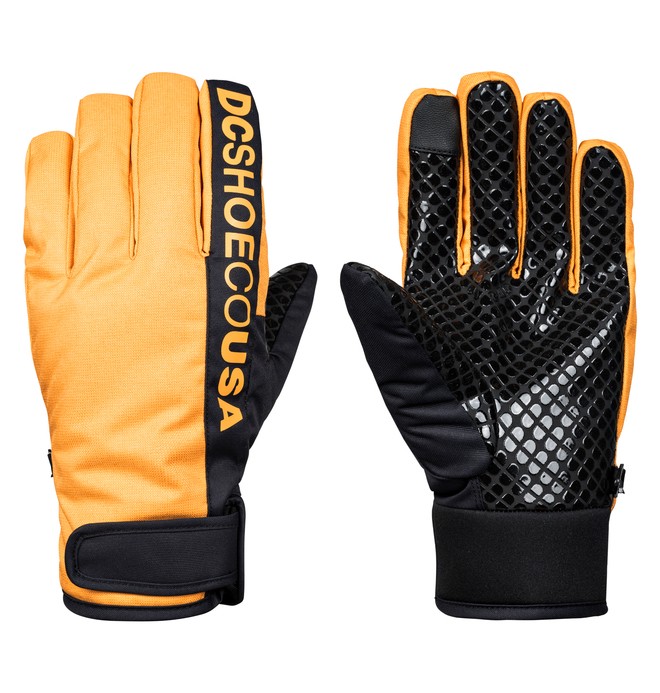 dcshoes, Deadeye Snowboard/Ski Gloves, GOLDEN ROD (ykk0) 0 Deadeye Snowboard/Ski Gloves Yellow EDYHN03037 DC Shoes