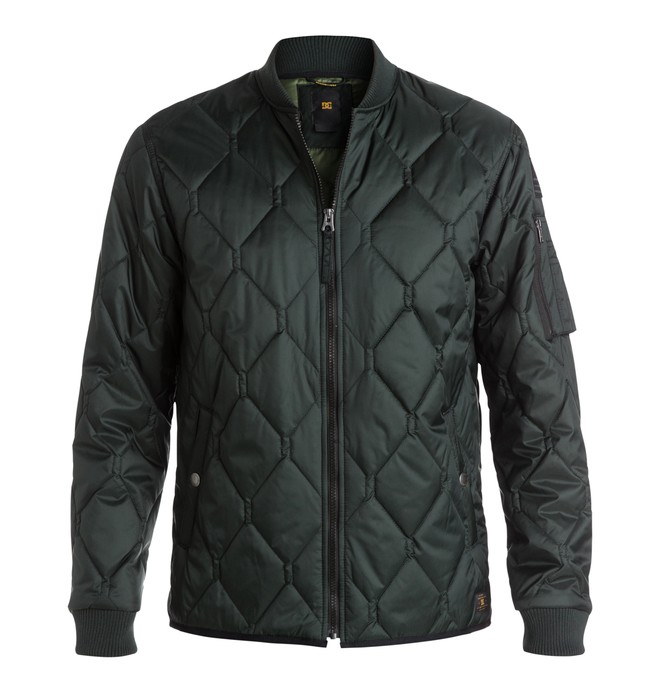 dcshoes, Men's Bombing Quilted Jacket, BLACK (kvj0) 0 Men's Bombing Quilted Jacket EDYJK03036 DC Shoes