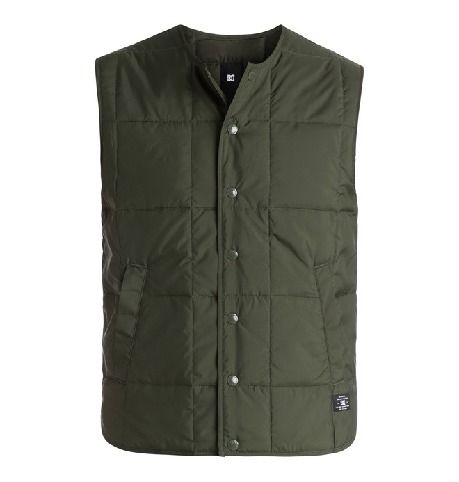 dcshoes, Fawdon - Veste sans manches matelassée, DARK OLIVE (csn0) 0 Fawdon - Veste sans manches matelassée EDYJK03073 DC Shoes