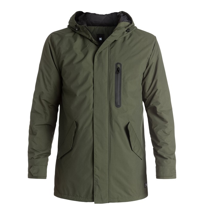 dcshoes, Grasmere - Waterproof Parka, FATIGUE GREEN (cqy0) 0 Grasmere - Waterproof Parka Brown EDYJK03081 DC Shoes