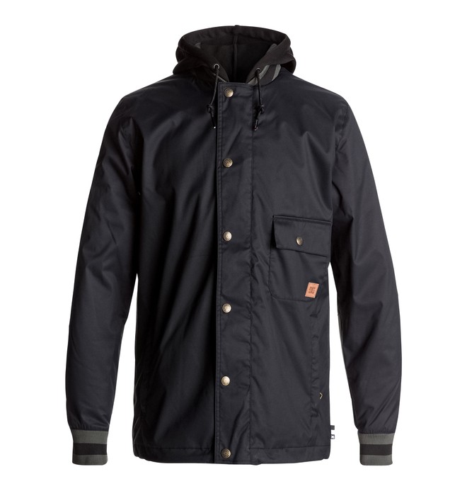 dcshoes, Flux - Chaqueta de entrenador para Hombre, BLACK (kvj0) 0 Flux - Chaqueta de entrenador para Hombre EDYJK03116 DC Shoes
