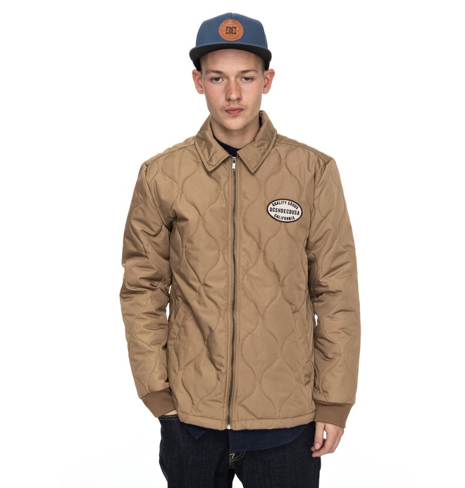 dcshoes, Mossburn Quilted Coach Jacket, ERMINE (cnk0) 0 Mossburn Quilted Coach Jacket EDYJK03129 DC Shoes