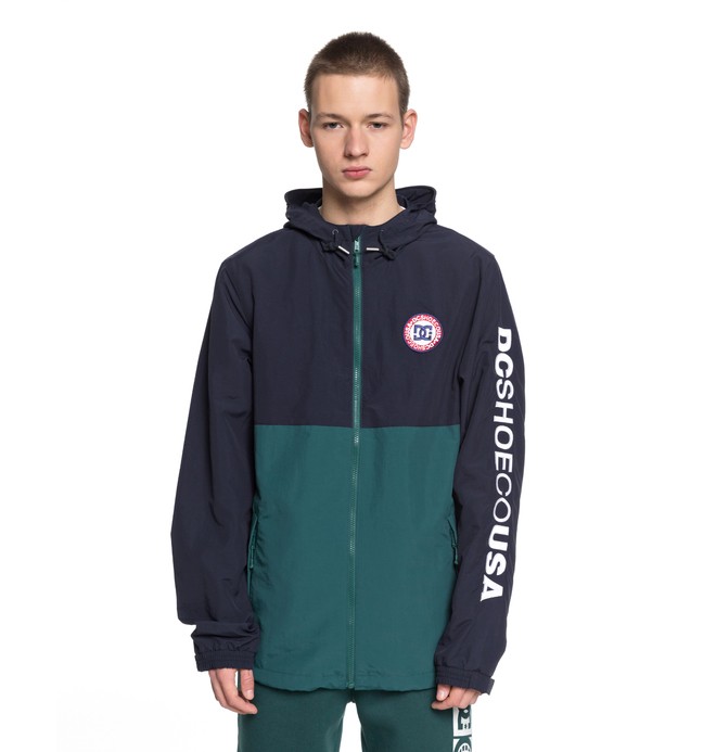 dcshoes, Bah Way Block - Windjack voor Heren, JUNE BUG (gsr0) 0 Bah Way Block - Windjack voor Heren Green EDYJK03149 DC Shoes