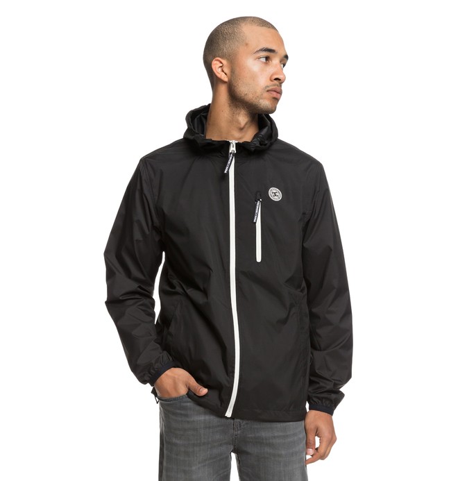 dcshoes, Dagup Water Resistant Windbreaker, BLACK (kvj0) 0 Dagup Water Resistant Windbreaker Black EDYJK03165 DC Shoes